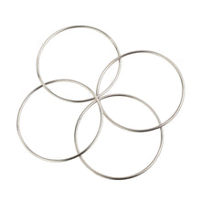 Load image into Gallery viewer, 4Pcs/Set Magic Toy Metal Rings Classic Linking Iron Hoops Fun Magic Tricks Playing Props Toys Tools Magic Props
