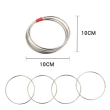 Load image into Gallery viewer, 4Pcs/Set Magic Toy Metal Rings Classic Linking Iron Hoops Fun Magic Tricks Playing Props Toys Tools Magic Props
