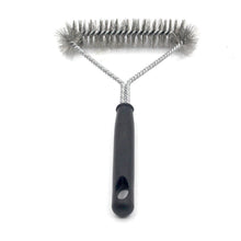 Load image into Gallery viewer, BBQ Grill Barbecue Kit Cleaning Brush Stainless Steel Cooking Tools Kitchen Accessories Wire Bristles Triangle Cleaning Brushes
