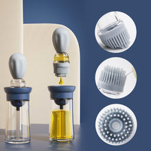 Load image into Gallery viewer, 180ml Kitchen Silicone Oil Bottle Oil Brush Baking Barbecue Grill Oil Brush Dispenser Pastry Steak Oil Brushes Kitchen Baking BBQ Tool
