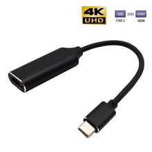 Load image into Gallery viewer, USB C to HDMI-compatible Cable Type-C to HD-MI HD TV Adapter USB 3.1 4K Converter for PC Laptop MacBook Huawei Mate 30
