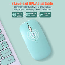 Load image into Gallery viewer, Bluetooth Mouse For iPad Samsung Huawei Lenovo Android Windows Tablet Battery Wireless Mouse For Notebook Computer
