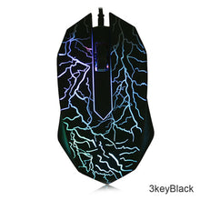 Load image into Gallery viewer, Colorful LED Computer Gaming Mouse Professional Ultra-precise Game For Dota 2 For LOL Gamer 2400 DPI USB Wired Mouse
