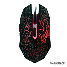 Load image into Gallery viewer, Colorful LED Computer Gaming Mouse Professional Ultra-precise Game For Dota 2 For LOL Gamer 2400 DPI USB Wired Mouse

