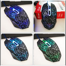 Load image into Gallery viewer, Colorful LED Computer Gaming Mouse Professional Ultra-precise Game For Dota 2 For LOL Gamer 2400 DPI USB Wired Mouse

