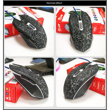 Load image into Gallery viewer, Colorful LED Computer Gaming Mouse Professional Ultra-precise Game For Dota 2 For LOL Gamer 2400 DPI USB Wired Mouse
