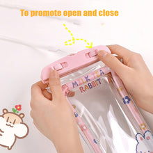 Load image into Gallery viewer, Cute Cartoon Mobile Phone Waterproof Bag Airbag Floating Touch Screen Protective Cover Drifting Swimming Mobile Phone Bag
