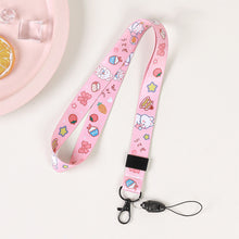 Load image into Gallery viewer, Universal Cartoon Lanyard Cute Waterproof Clear Smart Phone Lanyard
