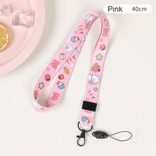 Load image into Gallery viewer, Universal Cartoon Lanyard Cute Waterproof Clear Smart Phone Lanyard
