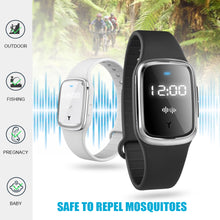 Load image into Gallery viewer, M2 Ultrasonic Electronic Mosquito Repellent Bracelet Smart Mosquito Killer Adult Children Outdoor Rechargeable Mosquito Repellent Watch
