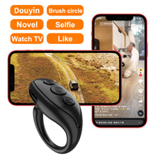 Load image into Gallery viewer, Smart Fingertip Remote Control Like Device Novel Page Turn Remote Camera Video Bluetooth Assistant
