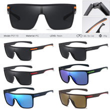 Load image into Gallery viewer, Fashion Polarized Sunglasses For Men Square Oversized Anti Glare Driver Mirror Sun Glasses Women Goggles Male
