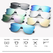 Load image into Gallery viewer, Square One-piece Lens Eyewear Polarized Sunglasses Men Women Fashion Square Male Sun Glasses For Cycling Travel Fishing
