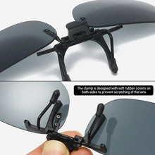 Load image into Gallery viewer, HD Driving Eyewear Night Vision Clip-on Flip-up PC Lens Sunglasses Cool Glasses Myopia Equipment
