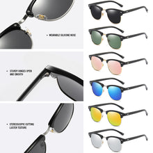 Load image into Gallery viewer, Polarized Sunglasses Men Women Eye Sun Glasses Women Semi Rimless Classic Men Sunglasses For Driving Travel Fishing

