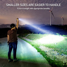 Load image into Gallery viewer, Portable USB Rechargable Mini LED Flashlight Waterproof Torch Telescopic Zoomable Torch For Night Lighting
