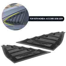 Load image into Gallery viewer, Pair Car Rear Blinds Rear Curtains Modified Engine Cover Car Accessories Carbon fiber For 10th Honda Accord 2018 2019

