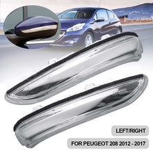 Load image into Gallery viewer, Car Front Wing Door Mirror Indicator Clear Right Drivers Side Left Right For Peugeot 208 2012 - 2017
