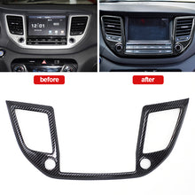 Load image into Gallery viewer, Carbon Fiber Car Dashboard Center Air Outlet Cover Trim Style For Hyudai Tucson 2015 - 2018
