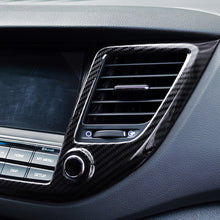 Load image into Gallery viewer, Carbon Fiber Car Dashboard Center Air Outlet Cover Trim Style For Hyudai Tucson 2015 - 2018
