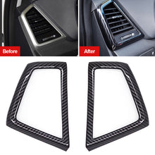 Load image into Gallery viewer, 2Pcs Car Carbon Fiber Style Car Dashboard Side Air Outlet Cover Trim For Hyudai Tucson 2015 - 2018 Styling
