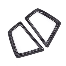 Load image into Gallery viewer, 2Pcs Car Carbon Fiber Style Car Dashboard Side Air Outlet Cover Trim For Hyudai Tucson 2015 - 2018 Styling
