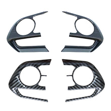 Load image into Gallery viewer, 2Pcs Car Steering Wheel Button Panel Cover Trim Sticker For Toyota RAV4 2019 - 2021 RAV 4 XA50 Accessories
