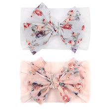 Load image into Gallery viewer, Baby Headband New Bohemia Elastic Printed Flower Hairband Kids Children Elastic Bow Ribbon Hair Accessories Princess Headwear
