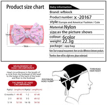 Load image into Gallery viewer, Baby Headband New Bohemia Elastic Printed Flower Hairband Kids Children Elastic Bow Ribbon Hair Accessories Princess Headwear
