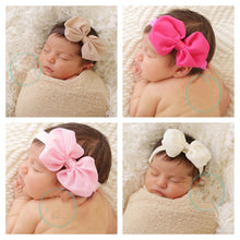 Load image into Gallery viewer, Baby Headband Infant Girl Cute Hairband Kids Children Elastic Bow Ribbon Hair Accessories Princess Headwear
