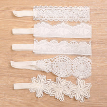 Load image into Gallery viewer, Baby Lace Headband Infant Girl Cute Hairband Kids Children Elastic Ribbon Hair Accessories Princess Floral Wedding Party Headwear
