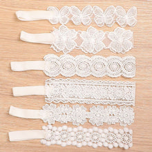 Load image into Gallery viewer, Baby Lace Headband Infant Girl Cute Hairband Kids Children Elastic Ribbon Hair Accessories Princess Floral Wedding Party Headwear
