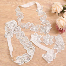Load image into Gallery viewer, Baby Lace Headband Infant Girl Cute Hairband Kids Children Elastic Ribbon Hair Accessories Princess Floral Wedding Party Headwear
