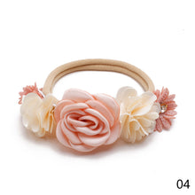 Load image into Gallery viewer, Baby Flower Headband Infant Girl Cute Hairband Kids Children Elastic Ribbon Hair Accessories Princess Floral Wedding Party Headwear
