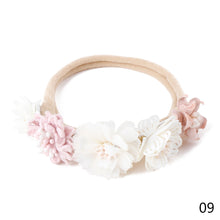 Load image into Gallery viewer, Baby Flower Headband Infant Girl Cute Hairband Kids Children Elastic Ribbon Hair Accessories Princess Floral Wedding Party Headwear
