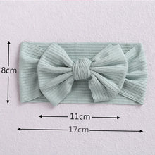 Load image into Gallery viewer, Baby Headband Knit Bowknot Elastic Hairband Kids Children Elastic Bow Ribbon Hair Accessories Princess Headwear
