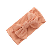 Load image into Gallery viewer, Baby Headband Knit Bowknot Elastic Hairband Kids Children Elastic Bow Ribbon Hair Accessories Princess Headwear
