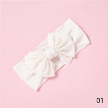 Load image into Gallery viewer, Baby Headband Knit Bowknot Elastic Hairband Kids Children Elastic Bow Ribbon Hair Accessories Princess Headwear

