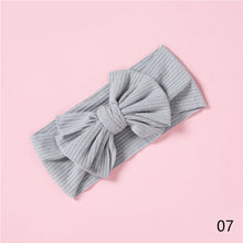 Load image into Gallery viewer, Baby Headband Knit Bowknot Elastic Hairband Kids Children Elastic Bow Ribbon Hair Accessories Princess Headwear
