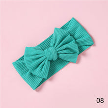 Load image into Gallery viewer, Baby Headband Knit Bowknot Elastic Hairband Kids Children Elastic Bow Ribbon Hair Accessories Princess Headwear
