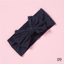 Load image into Gallery viewer, Baby Headband Knit Bowknot Elastic Hairband Kids Children Elastic Bow Ribbon Hair Accessories Princess Headwear
