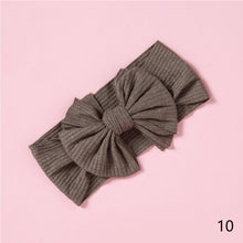 Load image into Gallery viewer, Baby Headband Knit Bowknot Elastic Hairband Kids Children Elastic Bow Ribbon Hair Accessories Princess Headwear
