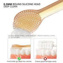 Load image into Gallery viewer, 2Pcs Infant Toothbrush Non-Slip Tongue Cleaner Soft Silicone Baby silicone toothbrush Baby Tongue Cleaning Brush Oral Care
