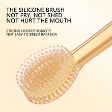 Load image into Gallery viewer, 2Pcs Infant Toothbrush Non-Slip Tongue Cleaner Soft Silicone Baby silicone toothbrush Baby Tongue Cleaning Brush Oral Care
