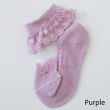 Load image into Gallery viewer, Summer Newborn Socks Breathable Cotton Socks Baby 0-36 Months Infant Lace Socks Dress Up for Girls Boys Gift

