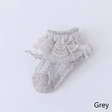 Load image into Gallery viewer, Summer Newborn Socks Breathable Cotton Socks Baby Infant Lace Socks Dress Up for Girls Boys Gift
