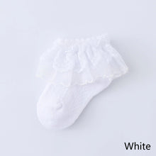Load image into Gallery viewer, Summer Newborn Socks Breathable Cotton Socks Baby Infant Lace Socks Dress Up for Girls Boys Gift

