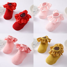 Load image into Gallery viewer, Spring Summer Newborn Floor Socks Breathable Socks Baby 0-24 Months Infant Kids Socks Dress Up for Girls Boys Gift
