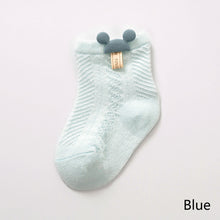 Load image into Gallery viewer, Summer Newborn Socks Breathable Socks Baby 0-24 Months Infant Kids Ankle Socks Toddler Sock Dress Up for Girls Boys Gift
