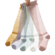 Load image into Gallery viewer, Summer Newborn Anti Mosquito Socks Breathable Socks Baby 0-36 Months Infant Kids Socks Toddler Sock Dress Up for Girls Boys Gift
